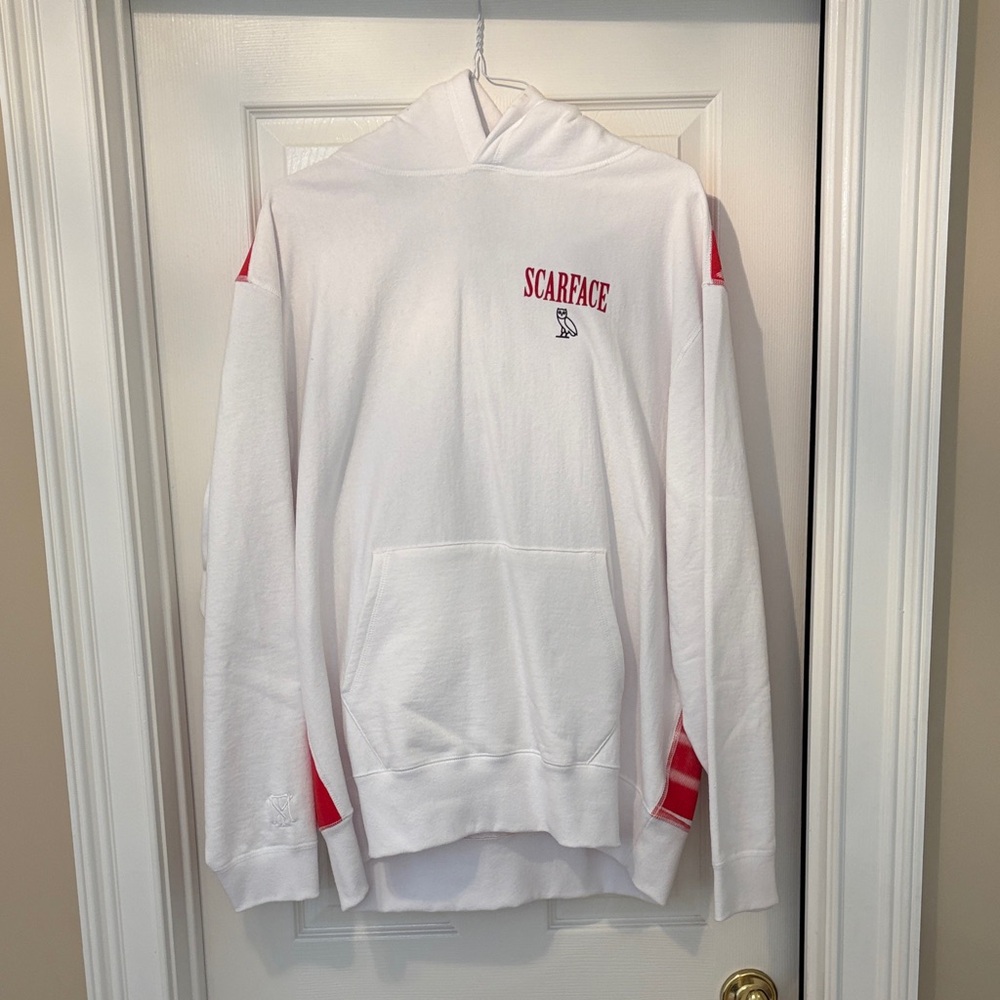 OVO Scarface Hoodie with Red Accents